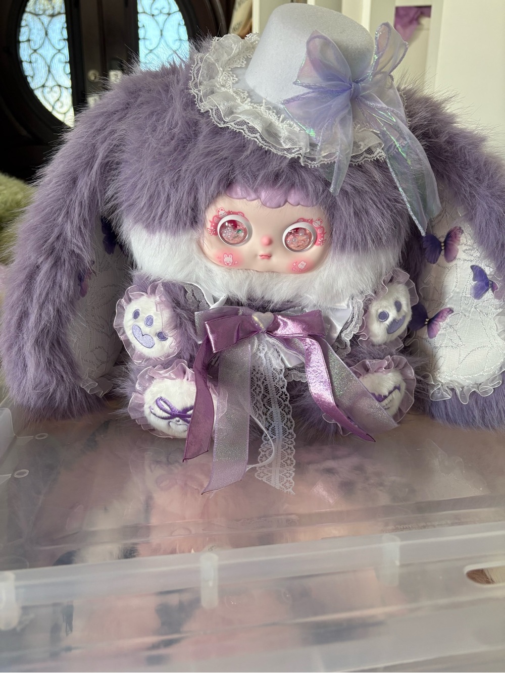Jiimo Sweet Isle Tea Chat - Butterfly Whispers Liquid Eyes With Rabbit Patterns